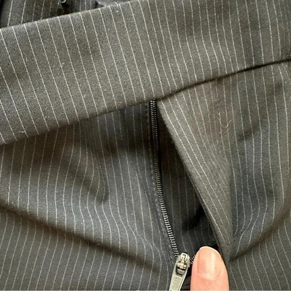 Gap Women's Stretch Modern Boot Black Pin Stripe Dress Pants Size 2 Long NWT - Picture 5 of 14